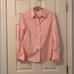Thomas pink button up shirt blouse